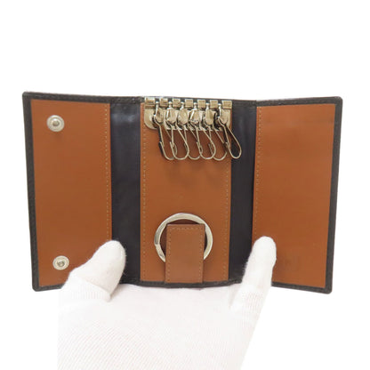 Dunhill logo Card Case Leather Ladies [Used]