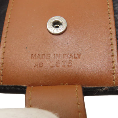 Dunhill logo Card Case Leather Ladies [Used]