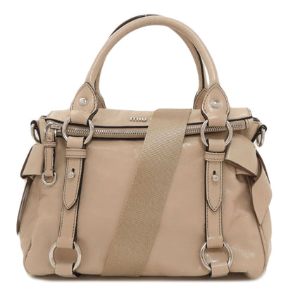 MIUMIU Ribbon 2WAY Handbag Calf Ladies [Used]