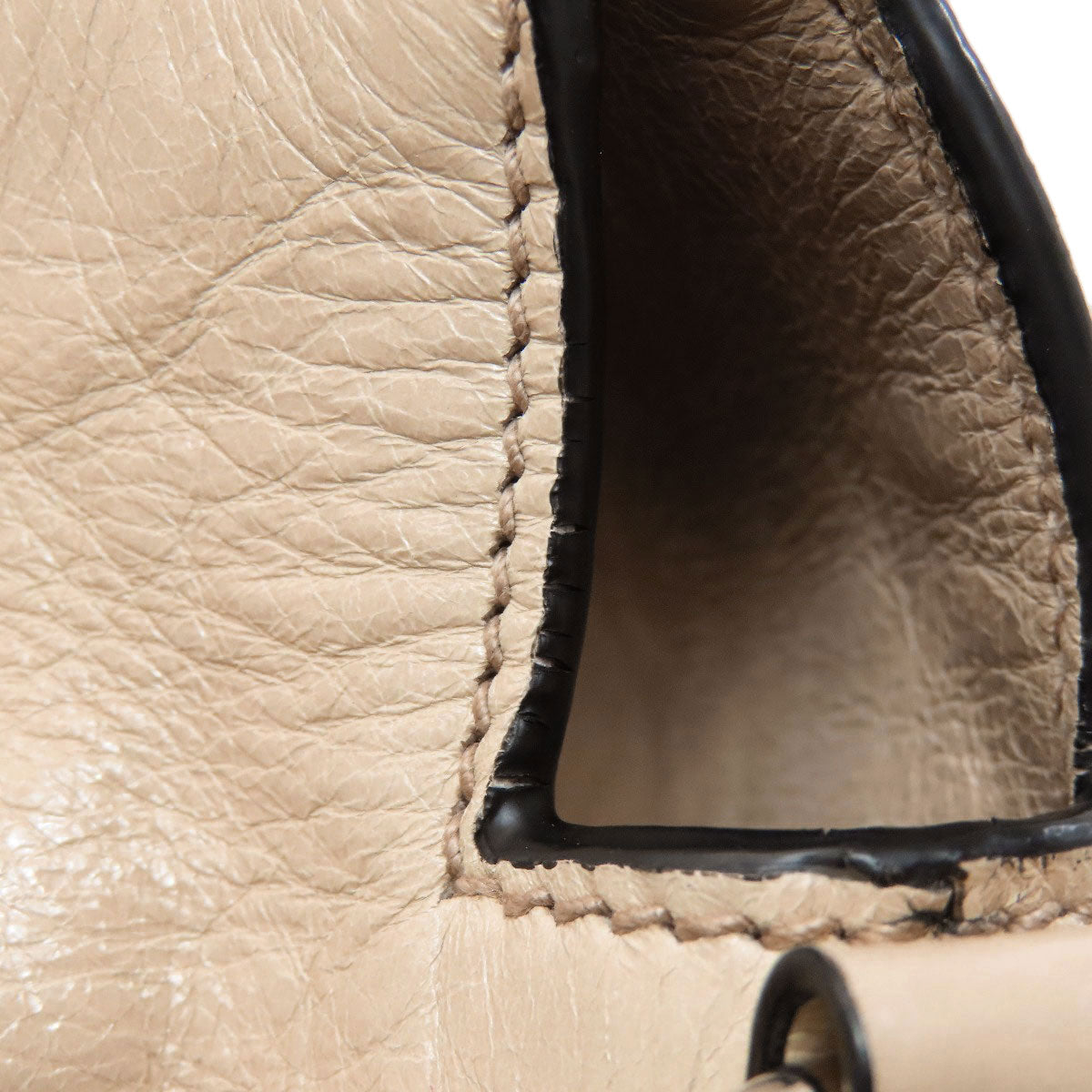 MIUMIU Ribbon 2WAY Handbag Calf Ladies [Used]