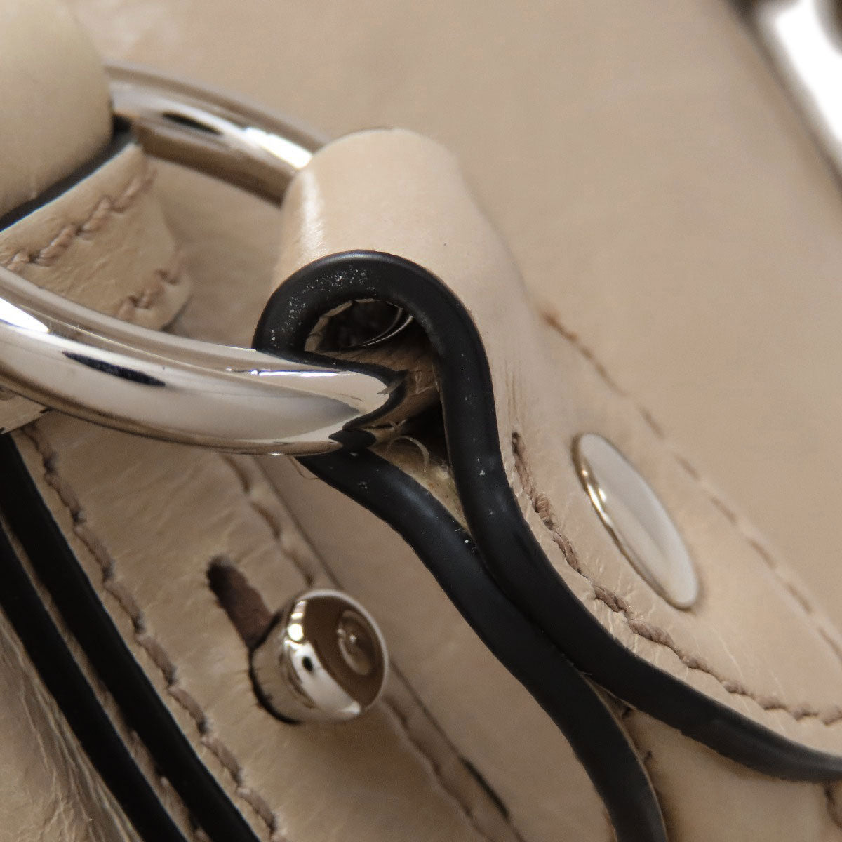 MIUMIU Ribbon 2WAY Handbag Calf Ladies [Used]