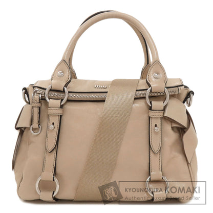 MIUMIU Ribbon 2WAY Handbag Calf Ladies [Used]