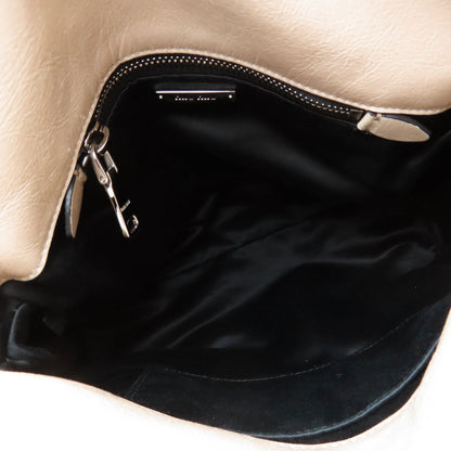 MIUMIU Ribbon 2WAY Handbag Calf Ladies [Used]