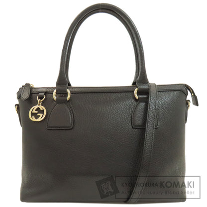 GUCCI 449659 Outlet Interlocking G 2WAY Handbag Calf Ladies [Used]