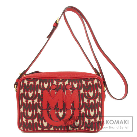 MIUMIU 5BH116 MM Paris collaboration Shoulder Bag Canvas Ladies [Used]