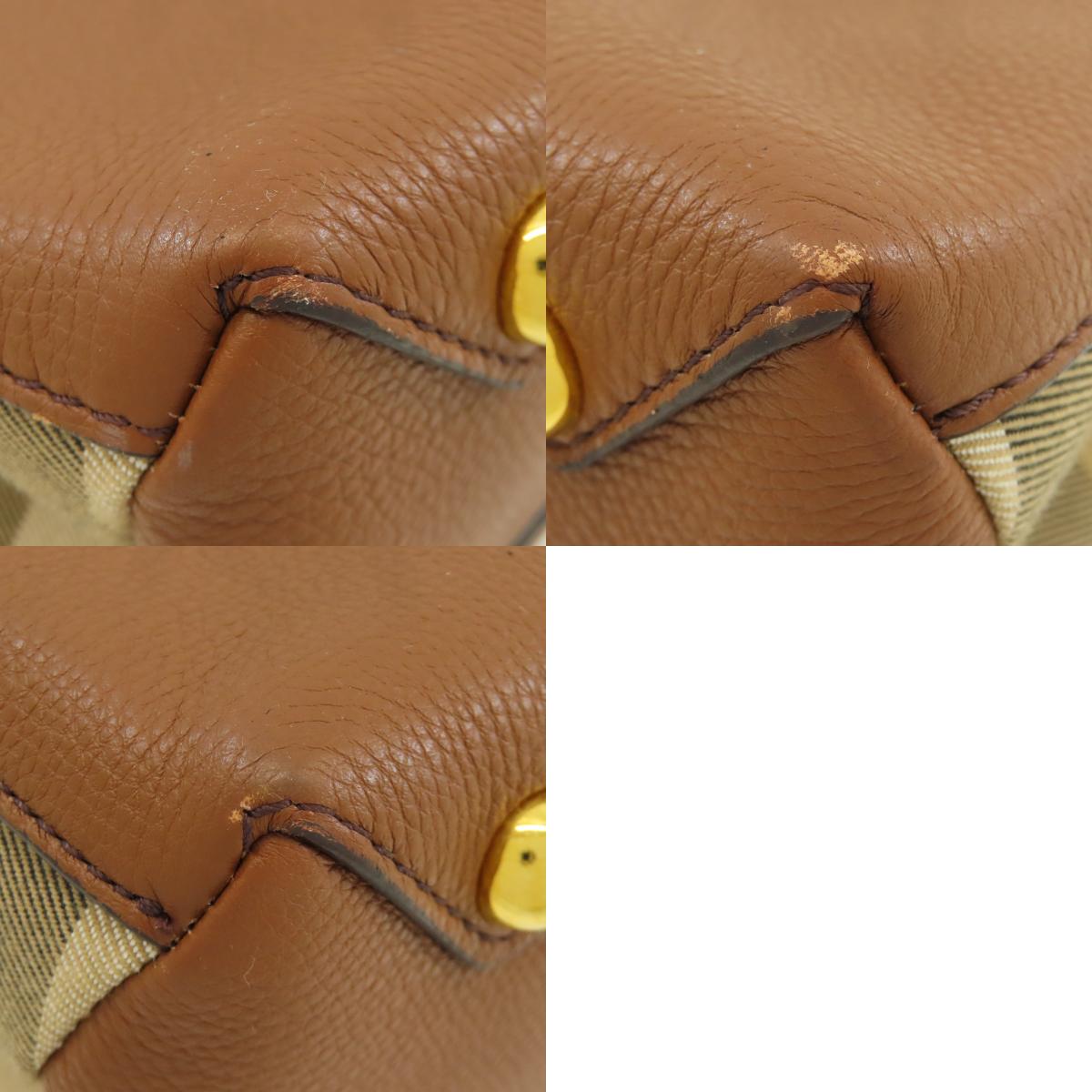 BURBERRY 2WAY Handbag Leather Ladies [Used]