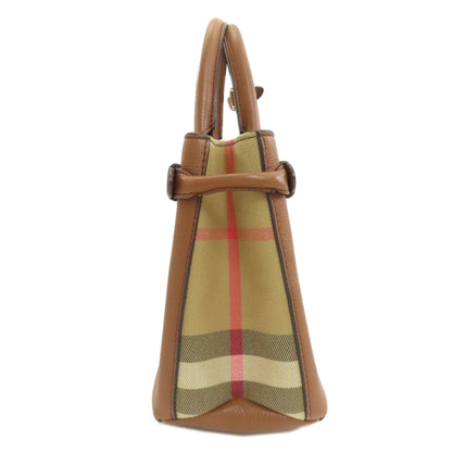 BURBERRY 2WAY Handbag Leather Ladies [Used]