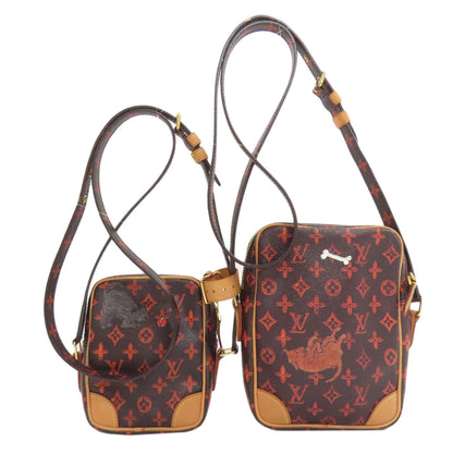 LOUIS VUITTON M44399 Panam Set Catgram Shoulder Bag Monogram canvas Ladies [Used]