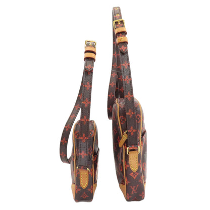 LOUIS VUITTON M44399 Panam Set Catgram Shoulder Bag Monogram canvas Ladies [Used]