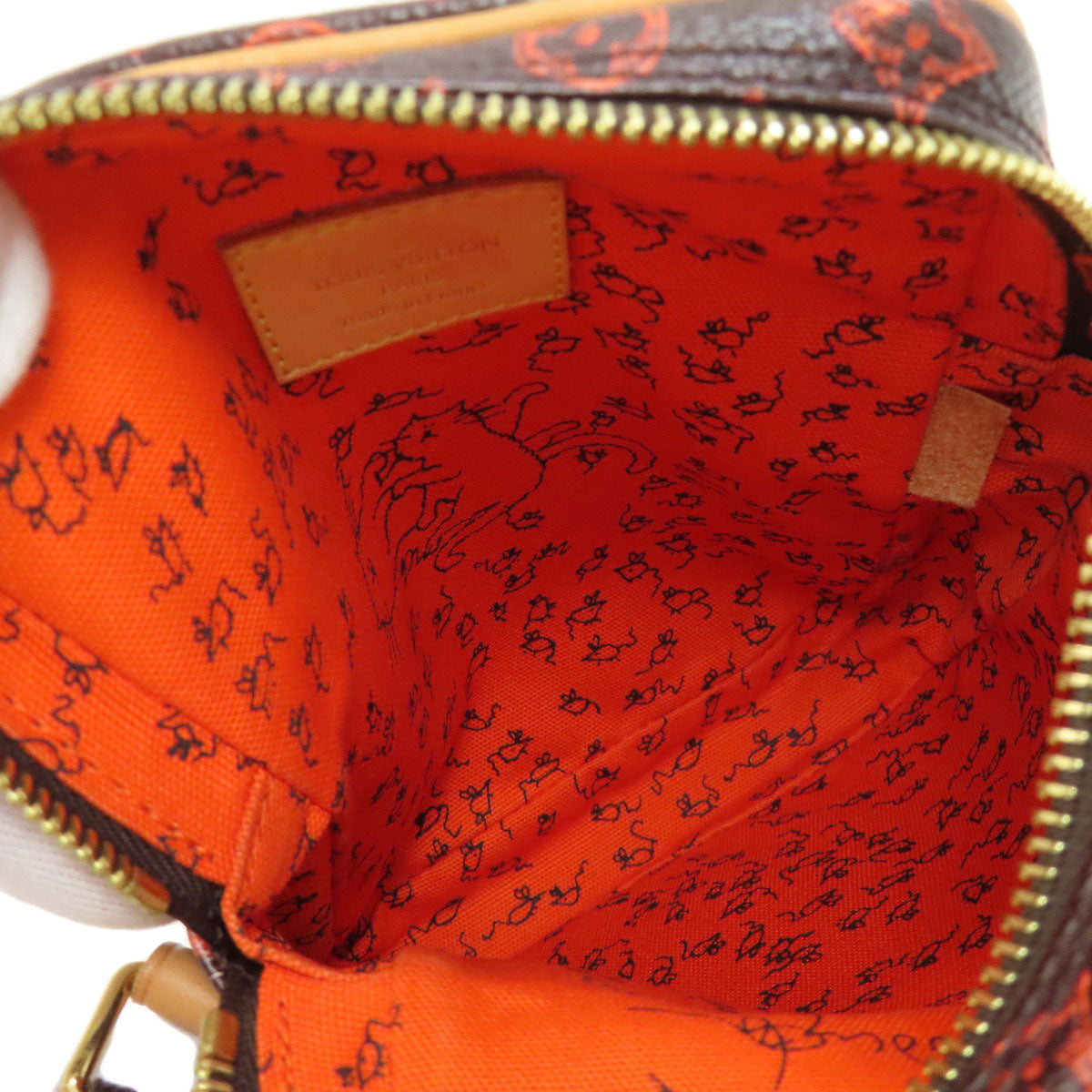 LOUIS VUITTON M44399 Panam Set Catgram Shoulder Bag Monogram canvas Ladies [Used]