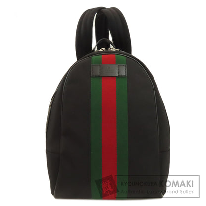 GUCCI 630917 Sherry line Backpack Â· Daypack Nylon canvas Ladies [Used]