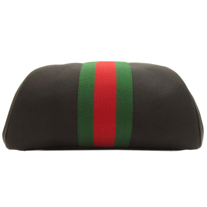 GUCCI 630917 Sherry line Backpack Â· Daypack Nylon canvas Ladies [Used]