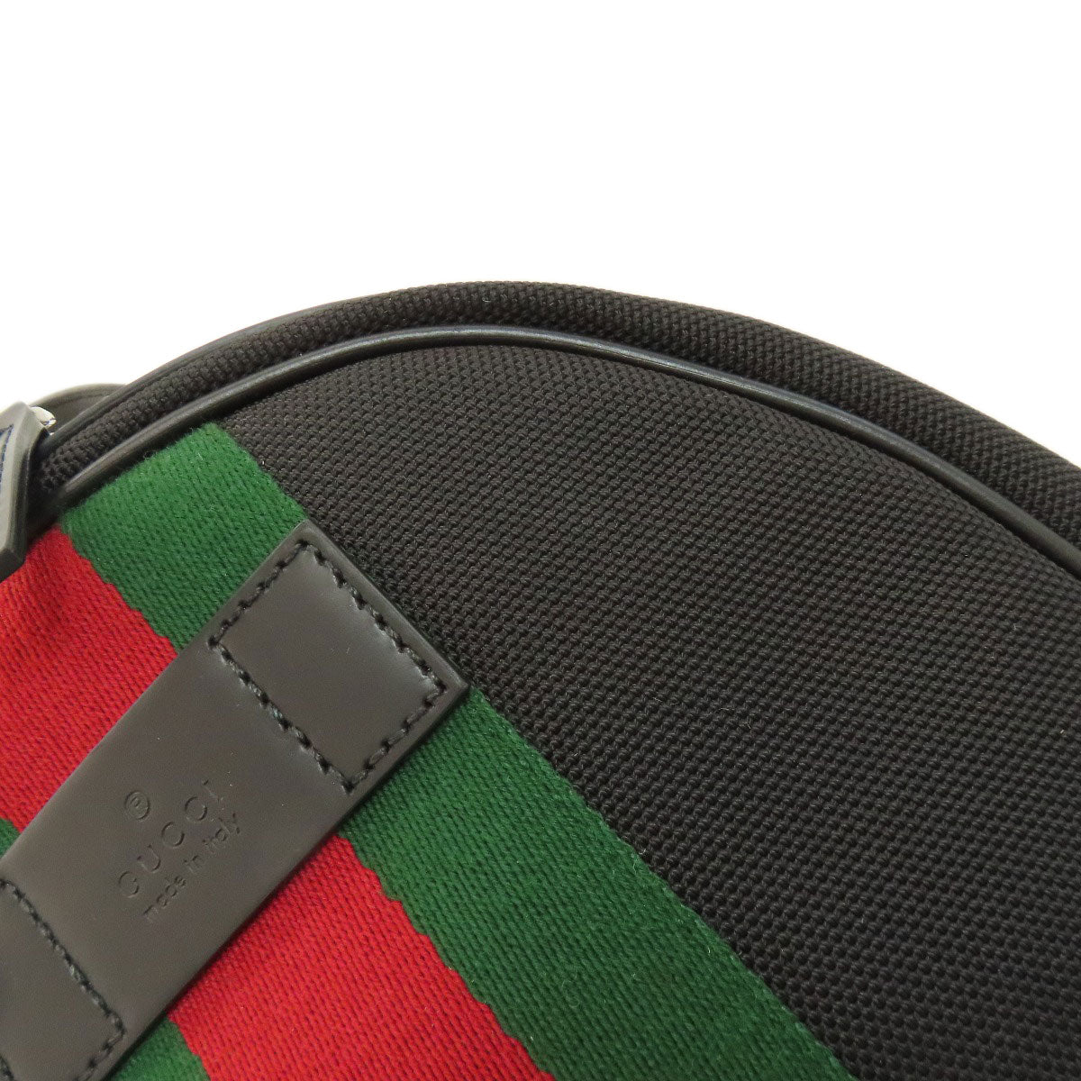 GUCCI 630917 Sherry line Backpack Â· Daypack Nylon canvas Ladies [Used]