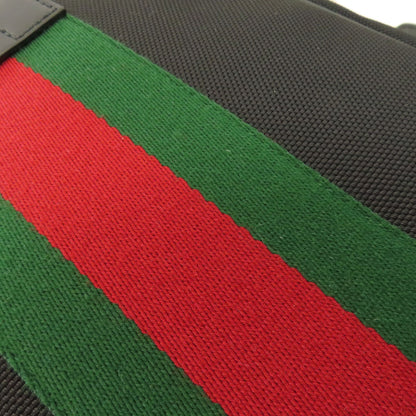 GUCCI 630917 Sherry line Backpack Â· Daypack Nylon canvas Ladies [Used]