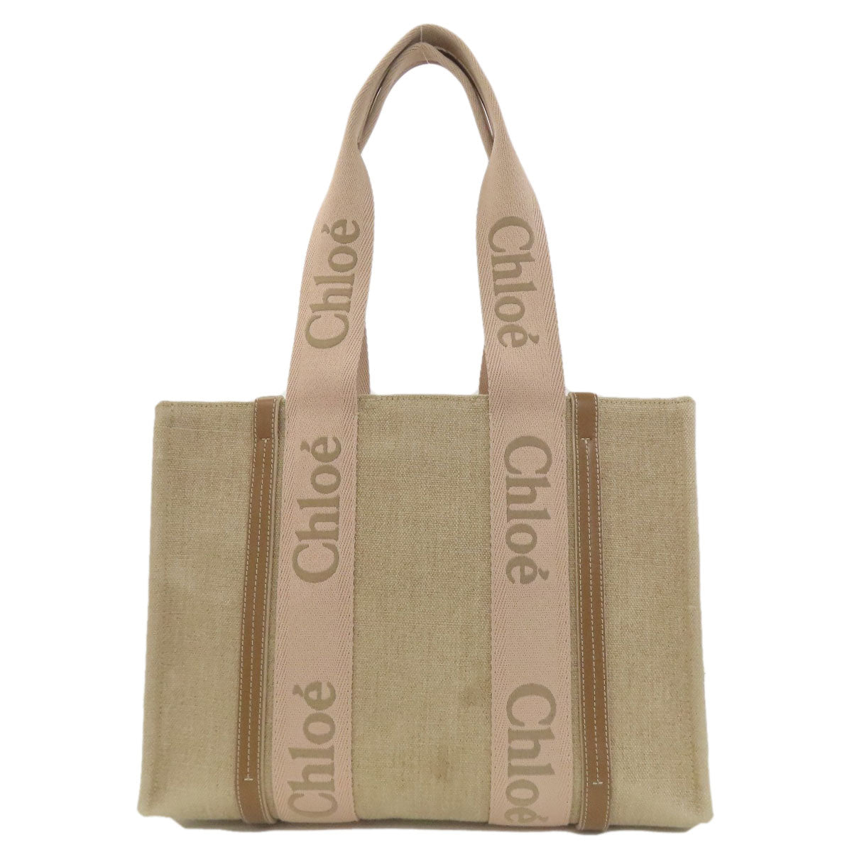 CHLOE woody tote Tote Bag Canvas Ladies [Used]