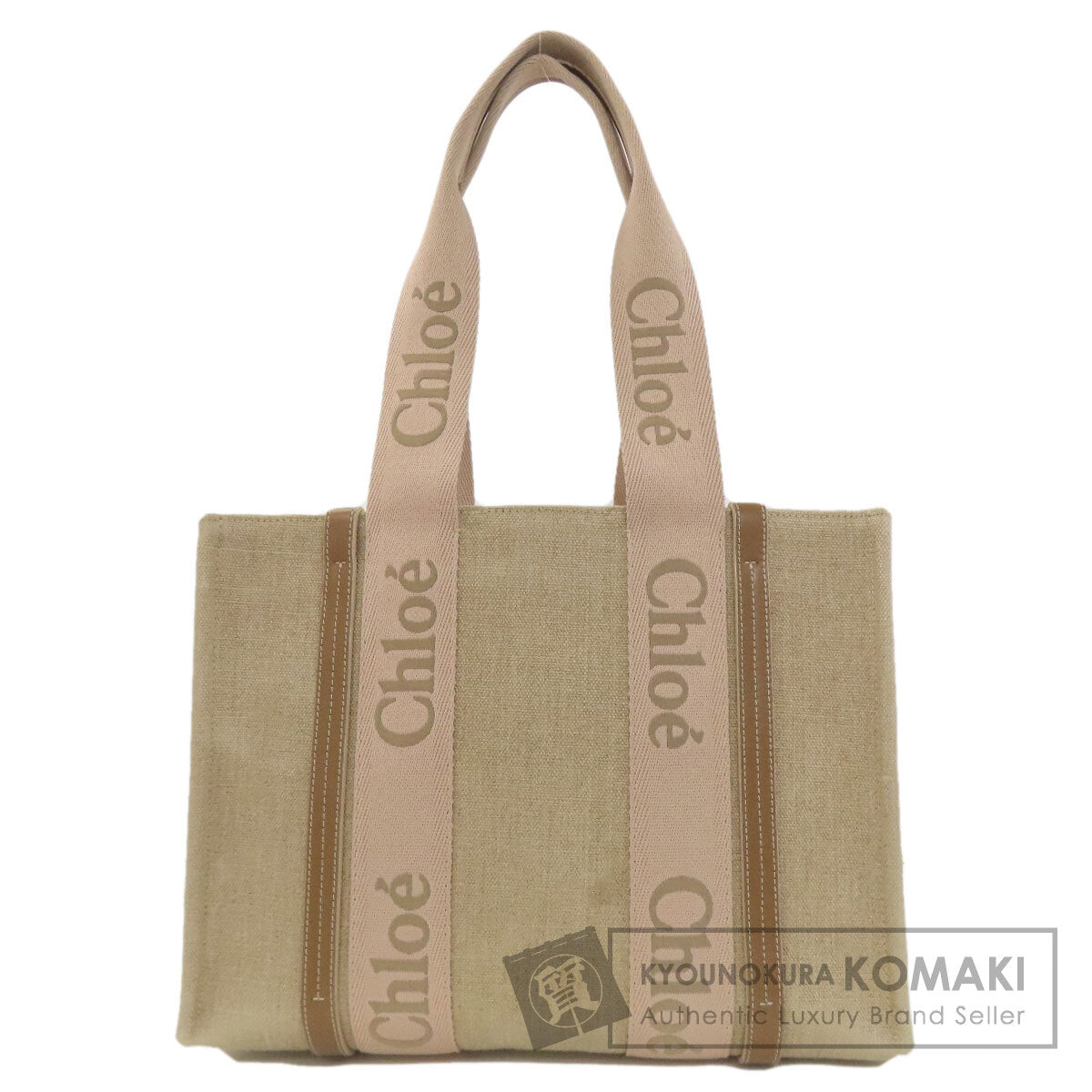 CHLOE woody tote Tote Bag Canvas Ladies [Used]
