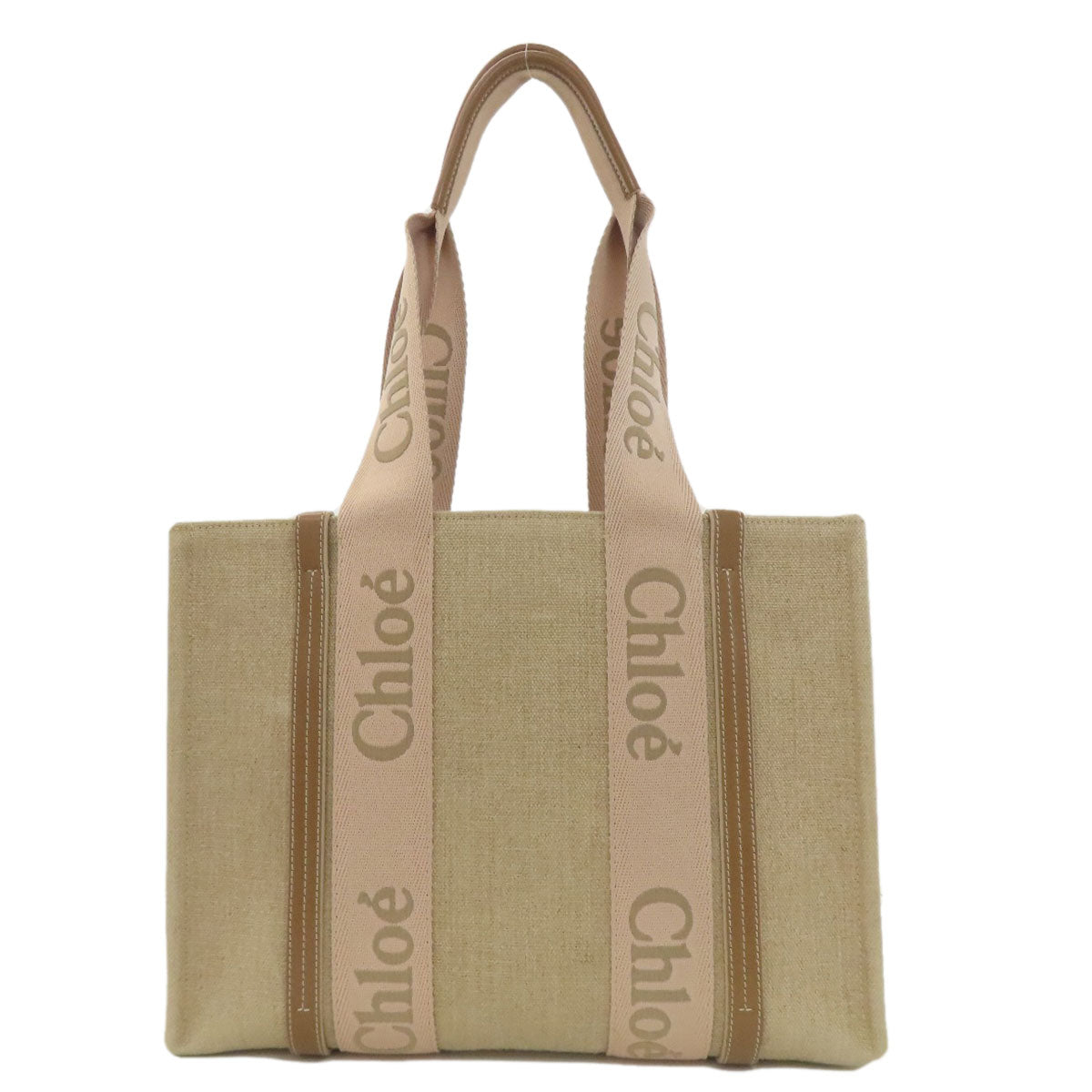 CHLOE woody tote Tote Bag Canvas Ladies [Used]