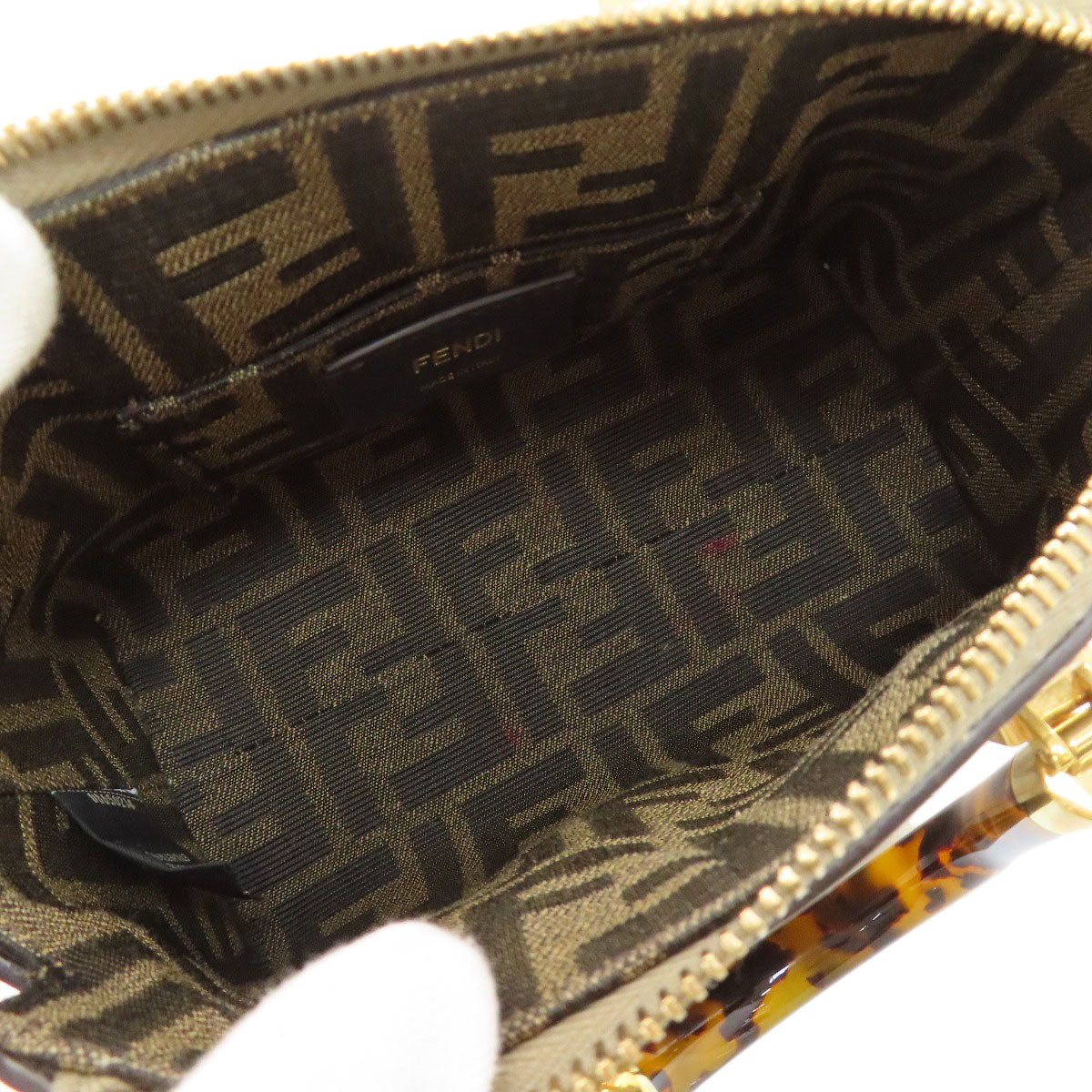 FENDI BY THE WAY mini 2 WAY Handbag Calf Ladies [Used]