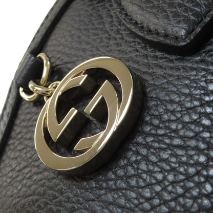 GUCCI 449651 Outlet Interlocking G 2WAY Handbag Calf Ladies [Used]