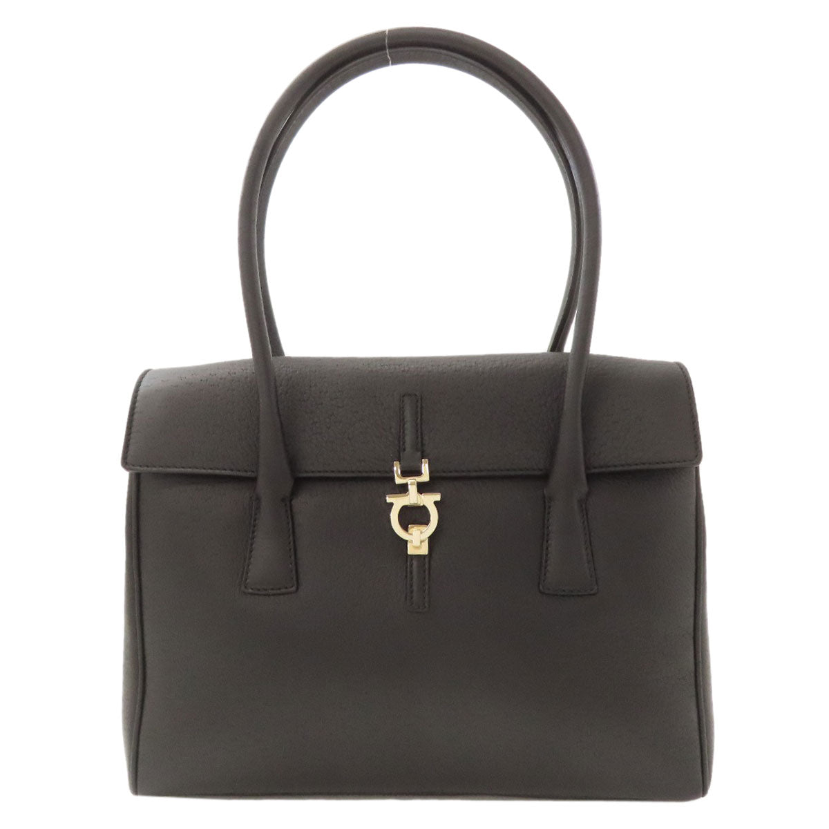 Salvatore Ferragamo GanciniHardware Handbag Calf Ladies [Used]