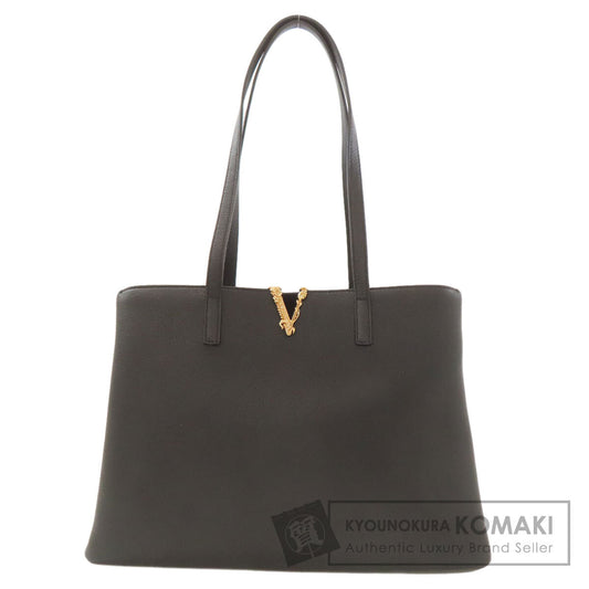 VERSACE logo Tote Bag Calf Ladies [Used]