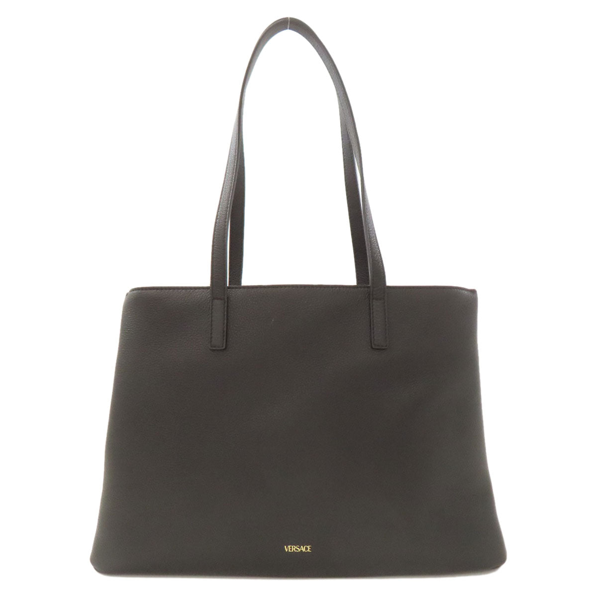 VERSACE logo Tote Bag Calf Ladies [Used]