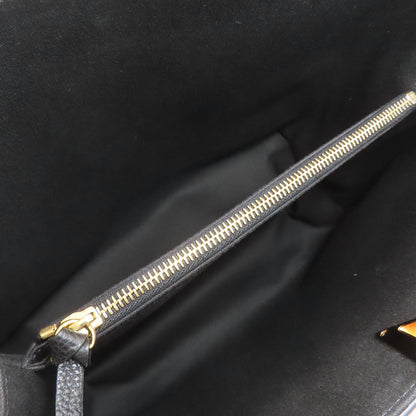 VERSACE logo Tote Bag Calf Ladies [Used]