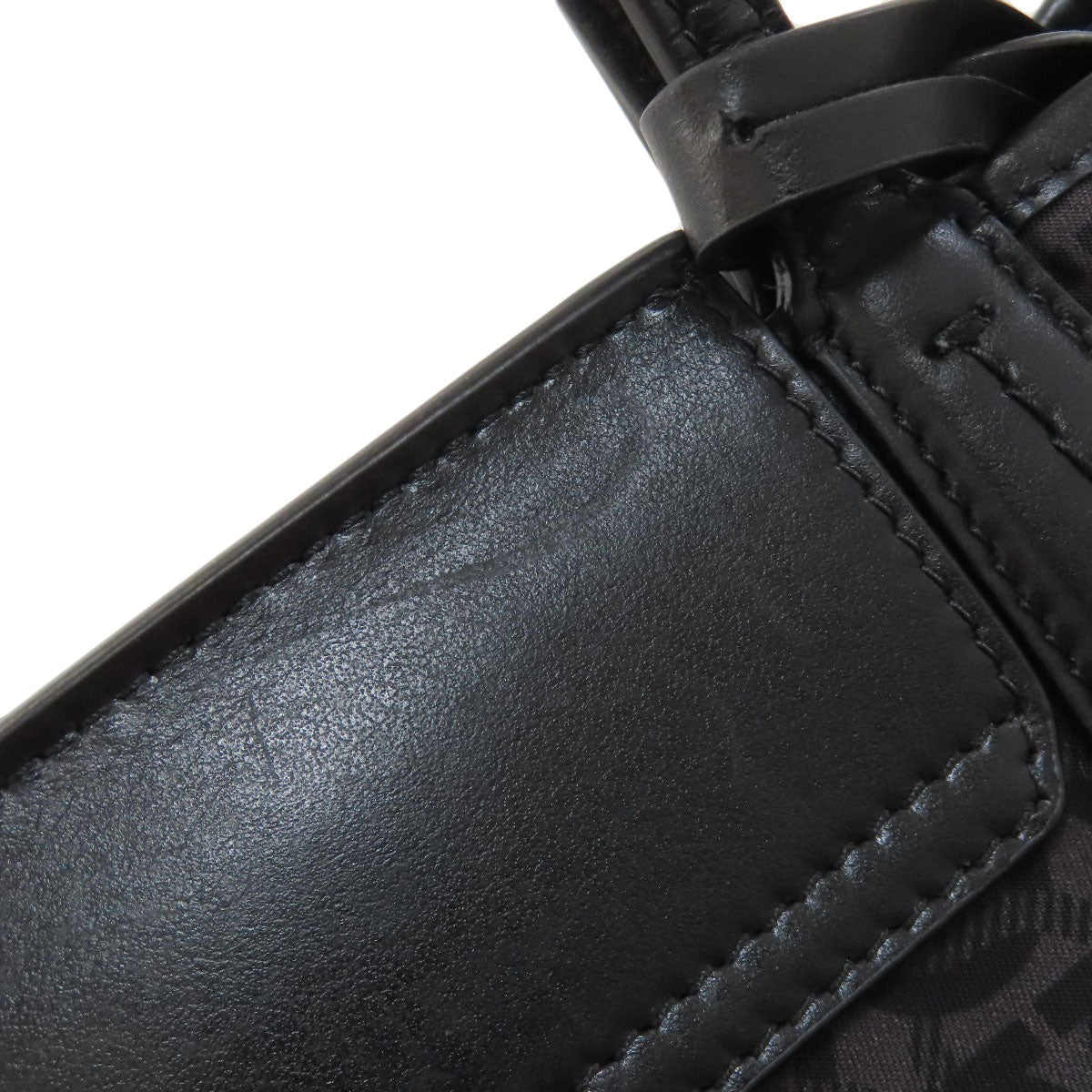 Salvatore Ferragamo Flower Gancini motif Tote Bag Nylon Ladies [Used]