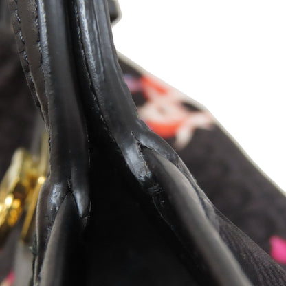 Salvatore Ferragamo Flower Gancini motif Tote Bag Nylon Ladies [Used]