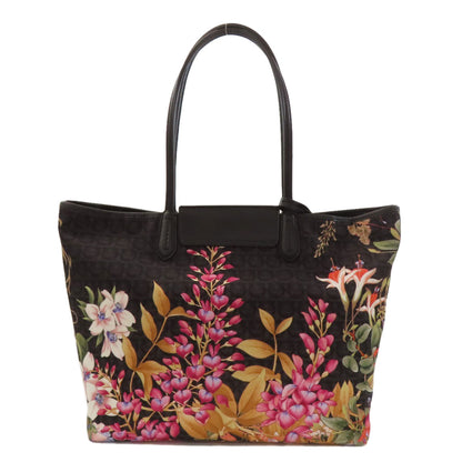 Salvatore Ferragamo Flower Gancini motif Tote Bag Nylon Ladies [Used]