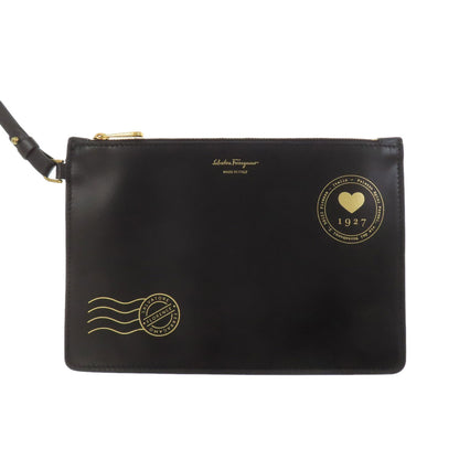 Salvatore Ferragamo Flower Gancini motif Tote Bag Nylon Ladies [Used]