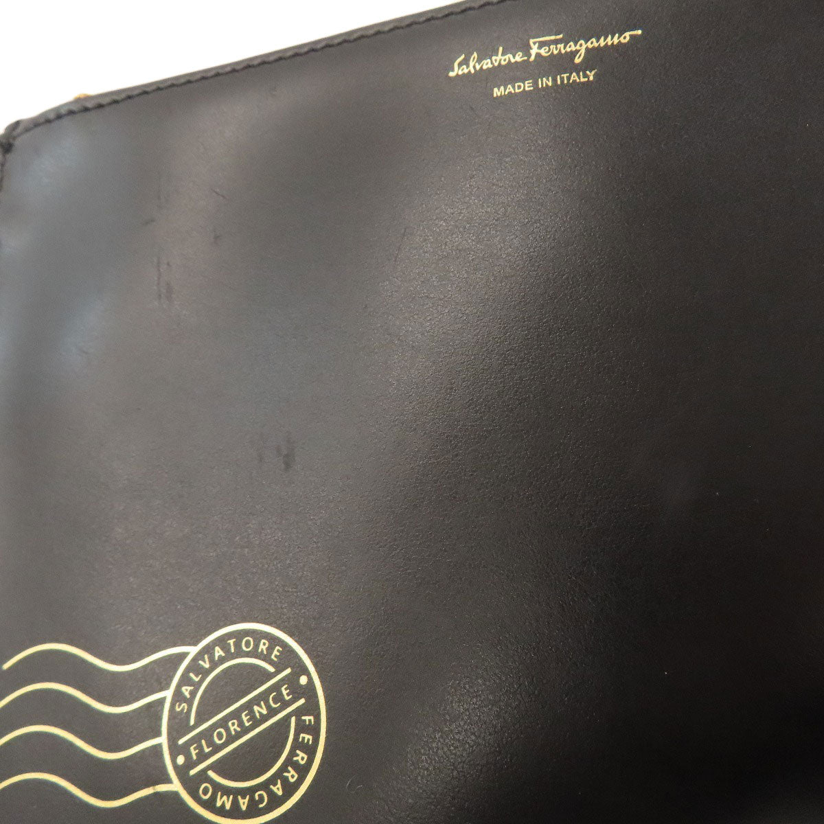 Salvatore Ferragamo Flower Gancini motif Tote Bag Nylon Ladies [Used]