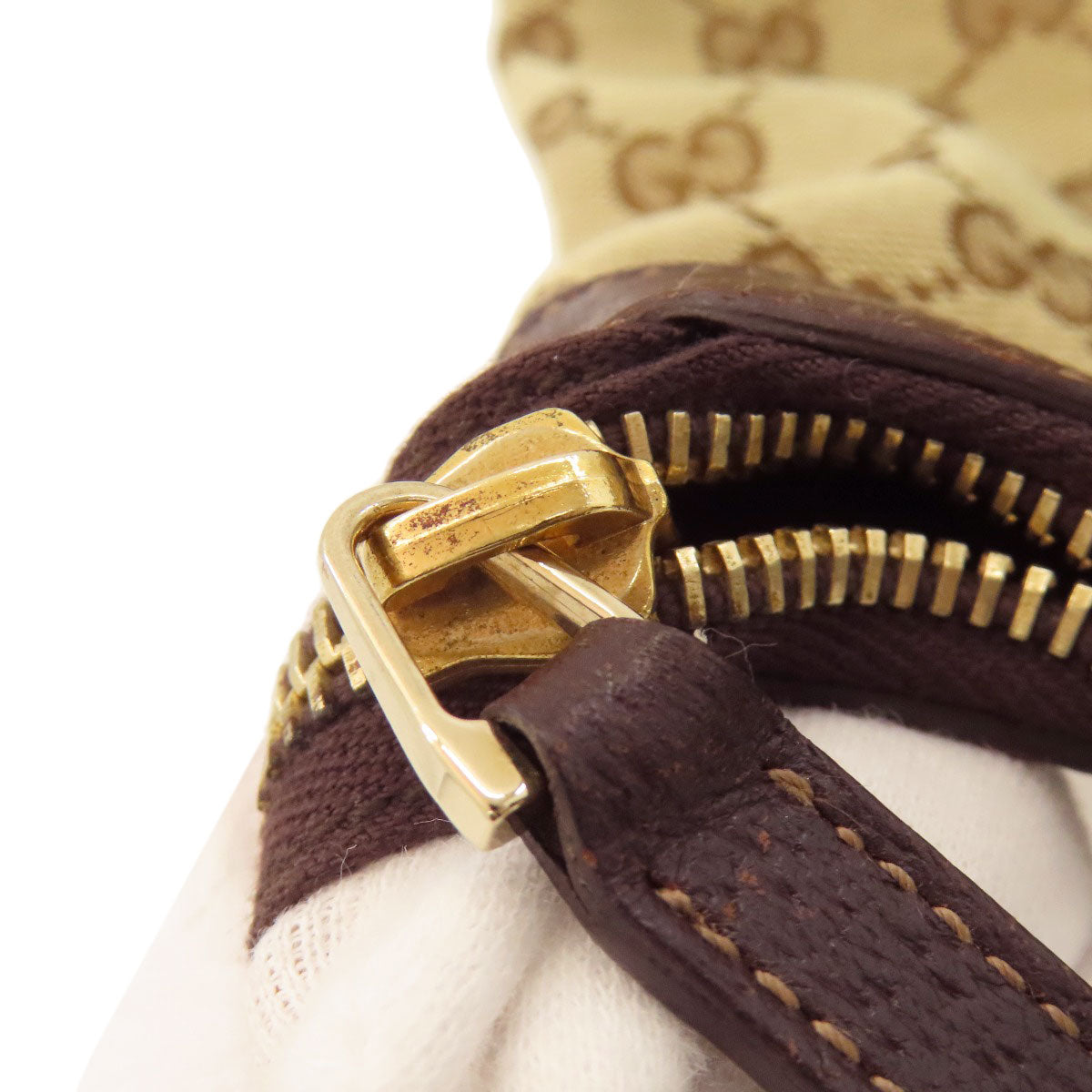 GUCCI 141470 GG Tote Bag Canvas LeatherLadies [Used]