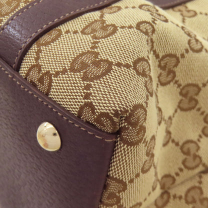 GUCCI 141470 GG Tote Bag Canvas LeatherLadies [Used]