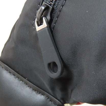 BURBERRY Nova Check body bag Nylon canvas Ladies [Used]