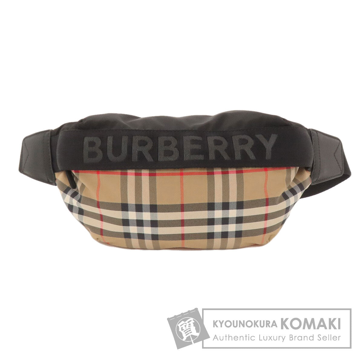 BURBERRY Nova Check body bag Nylon canvas Ladies [Used]