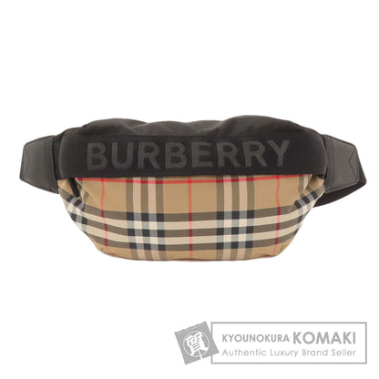 BURBERRY Nova Check body bag Nylon canvas Ladies [Used]