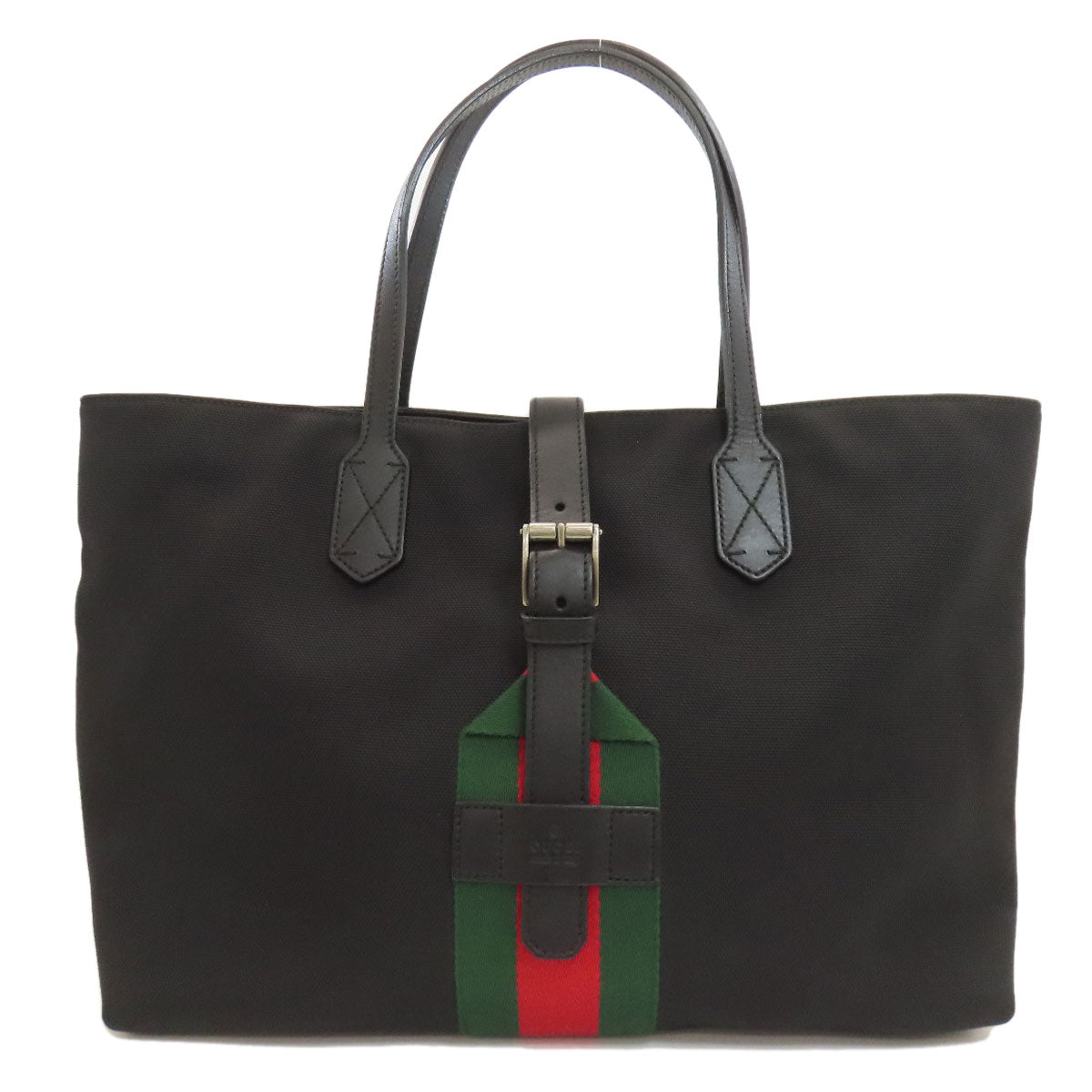 GUCCI 337070 Sherry line Tote Bag Nylon Ladies [Used]