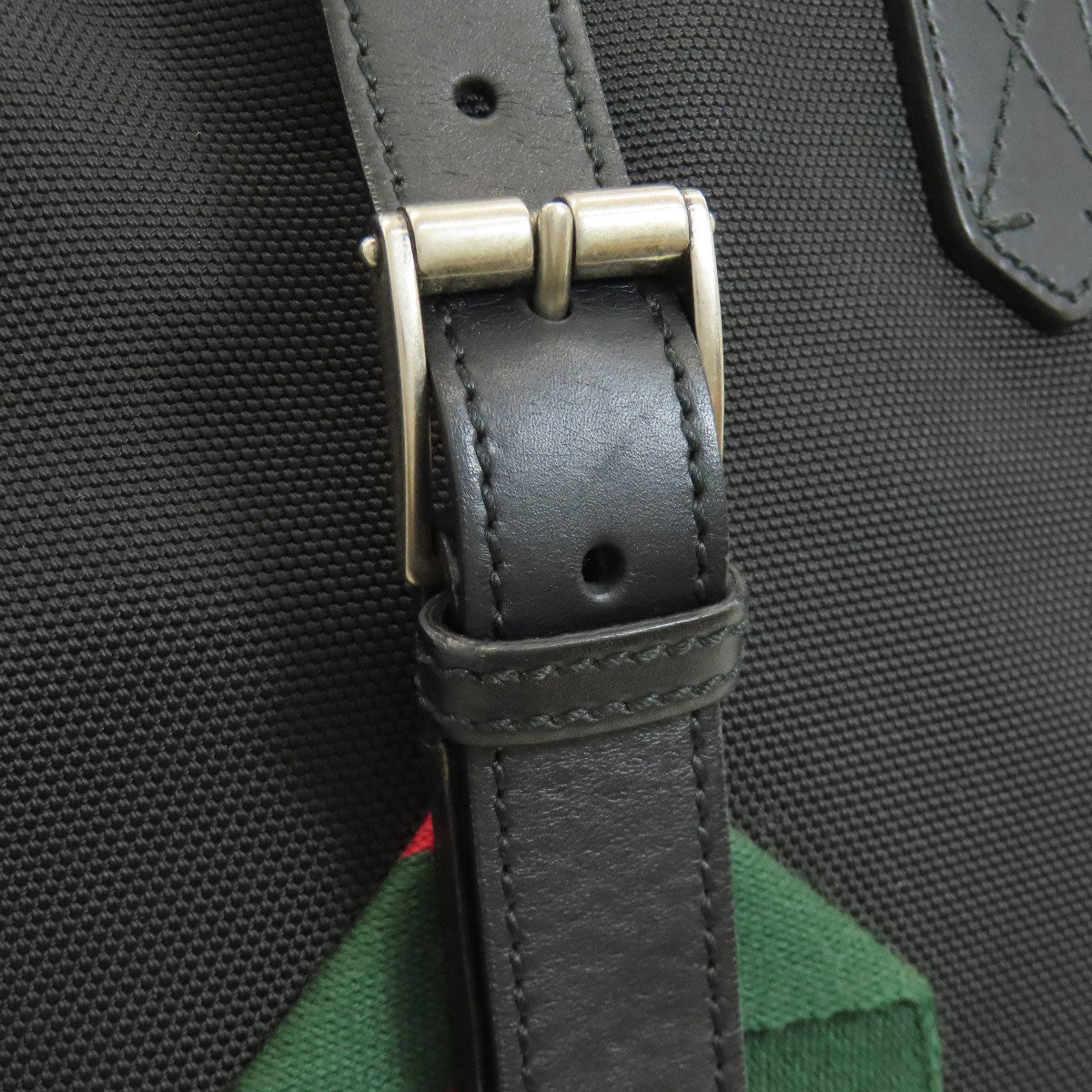 GUCCI 337070 Sherry line Tote Bag Nylon Ladies [Used]