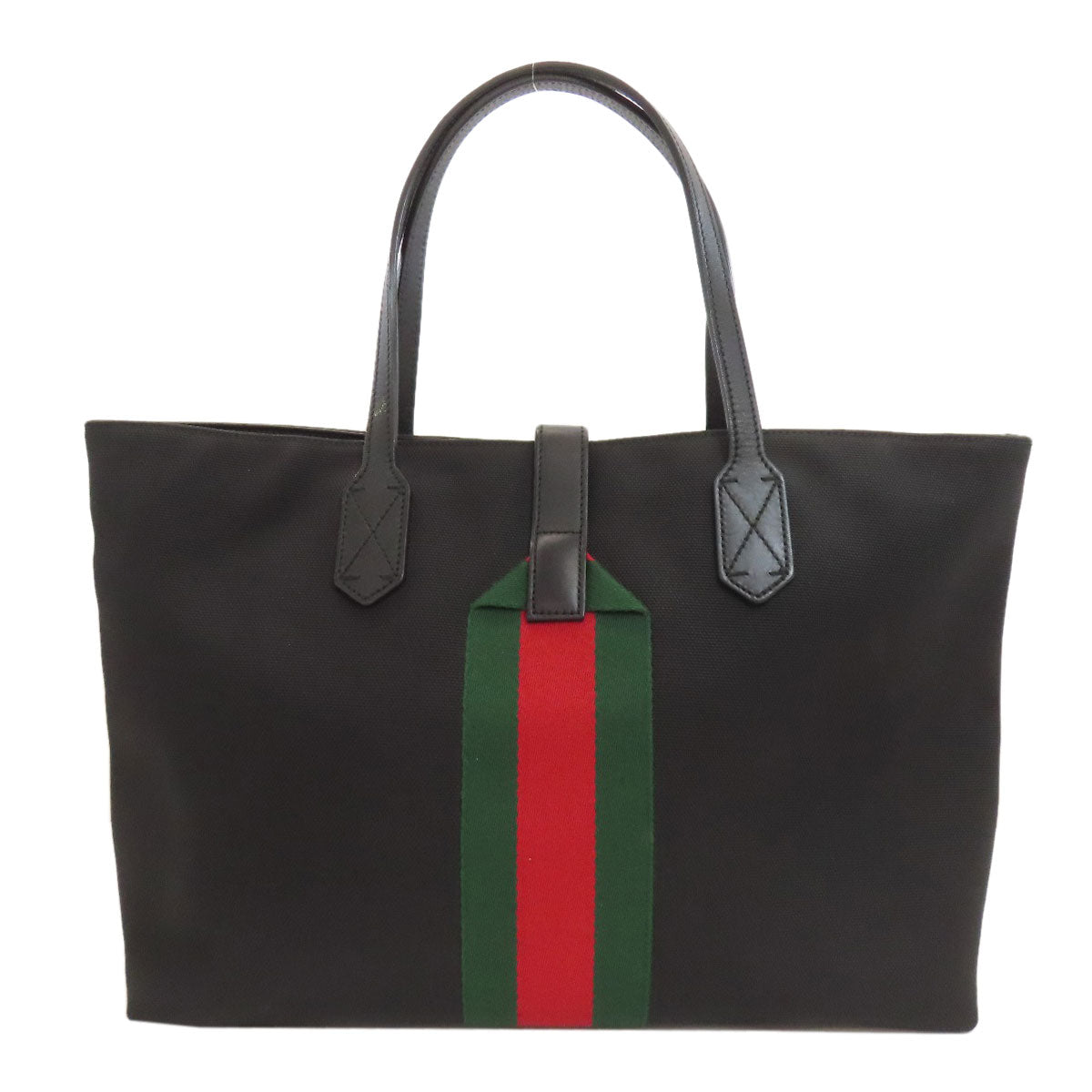 GUCCI 337070 Sherry line Tote Bag Nylon Ladies [Used]