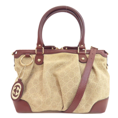 GUCCI 347902 GG 2WAY Tote Bag Canvas Ladies [Used]