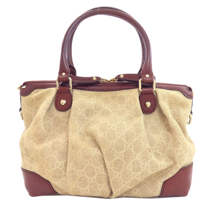 GUCCI 347902 GG 2WAY Tote Bag Canvas Ladies [Used]