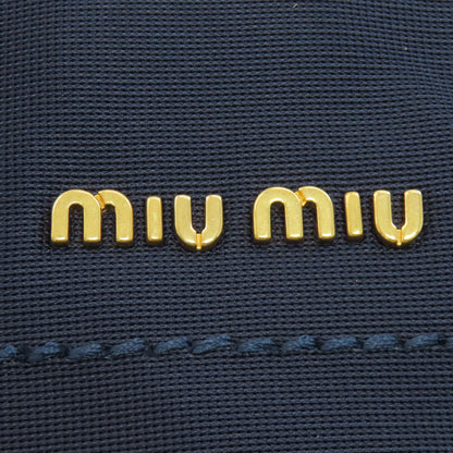 MIUMIU logo Tote Bag Nylon Ladies [Used]