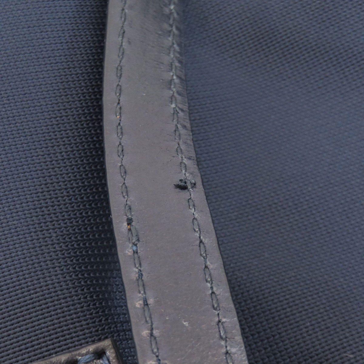 MIUMIU logo Tote Bag Nylon Ladies [Used]