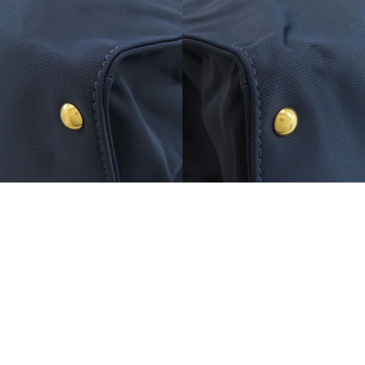 MIUMIU logo Tote Bag Nylon Ladies [Used]