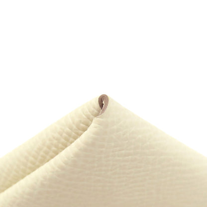 HERMES Calvi Duo Cre SilverHardware Card Case Epsom Ladies [Used]