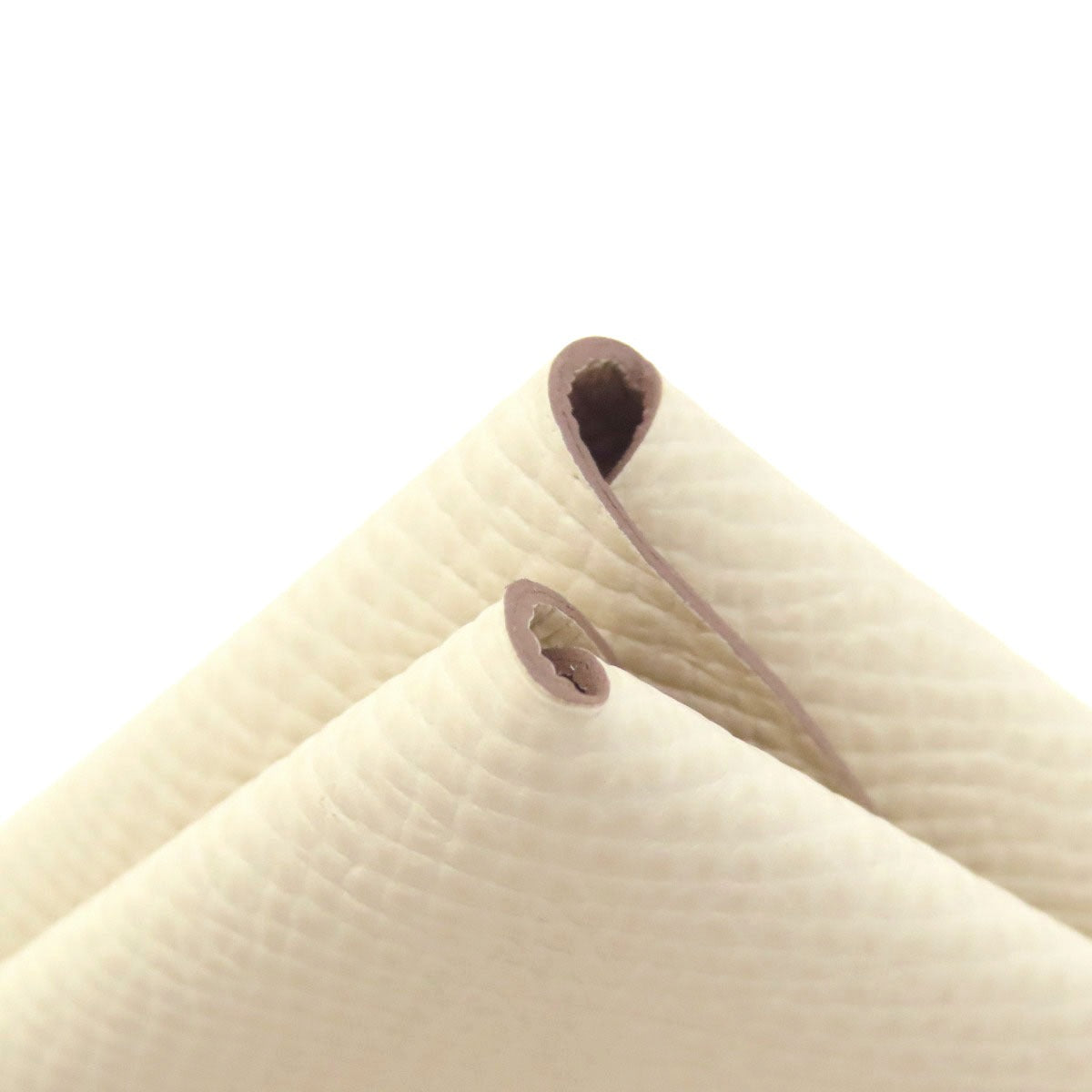 HERMES Calvi Duo Cre SilverHardware Card Case Epsom Ladies [Used]