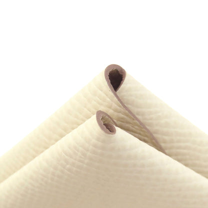 HERMES Calvi Duo Cre SilverHardware Card Case Epsom Ladies [Used]