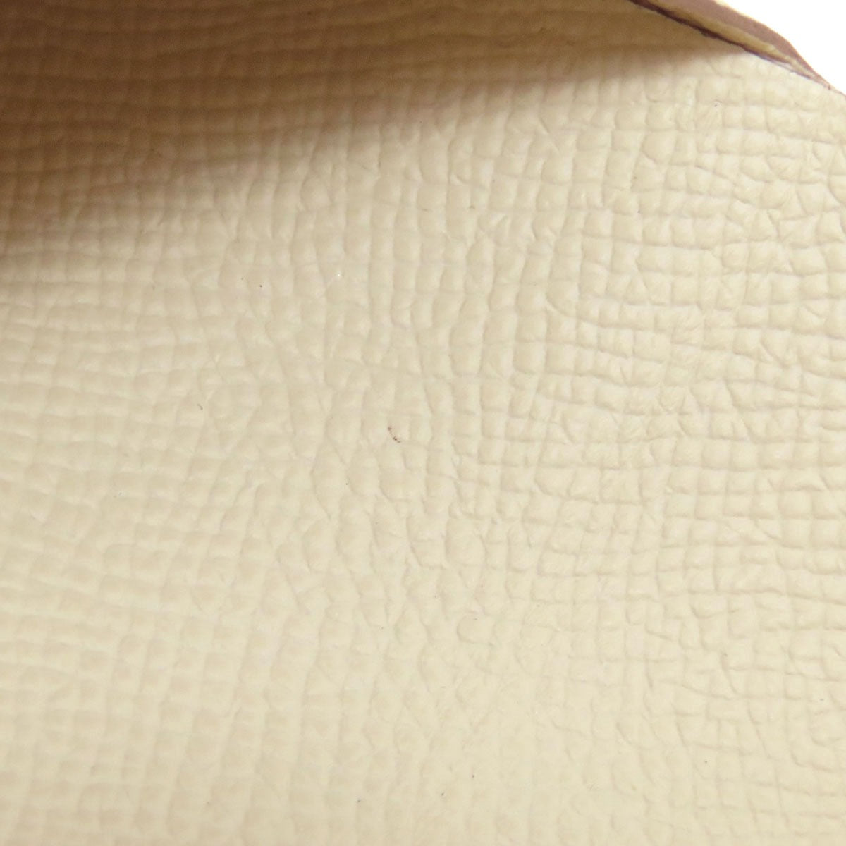 HERMES Calvi Duo Cre SilverHardware Card Case Epsom Ladies [Used]