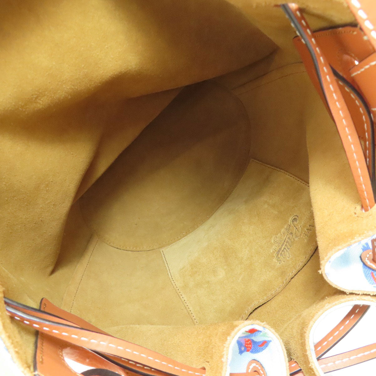 LOEWE Paula's Ibiza Balloon Bag 2-Way Shoulder Bag Canvas CalfLadies [Used]